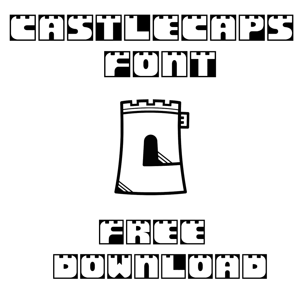 CASTLECAPS FREE FONT!